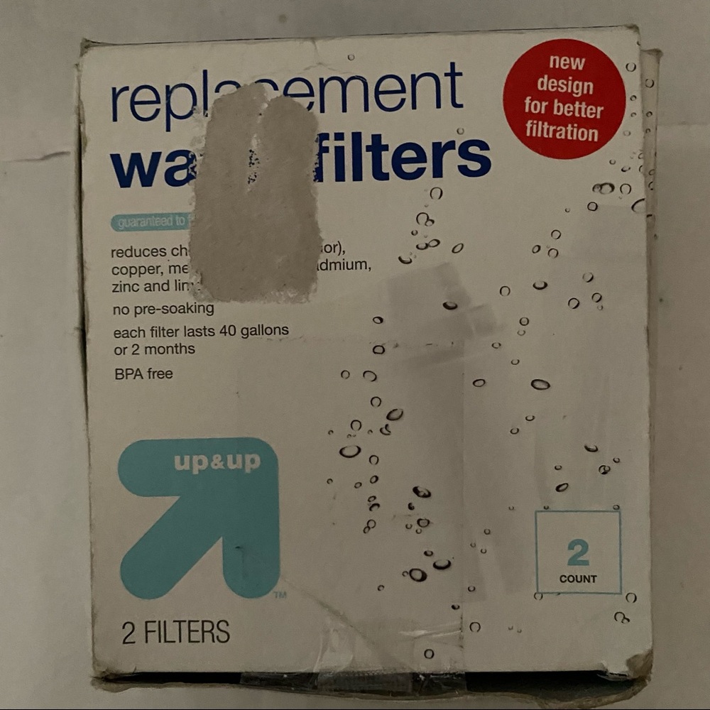 Up & Up Replacement Water Filters for Water Pitchers 2 Pieces